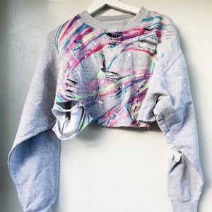 BYN Customs 90s Inspired Crop Sweater